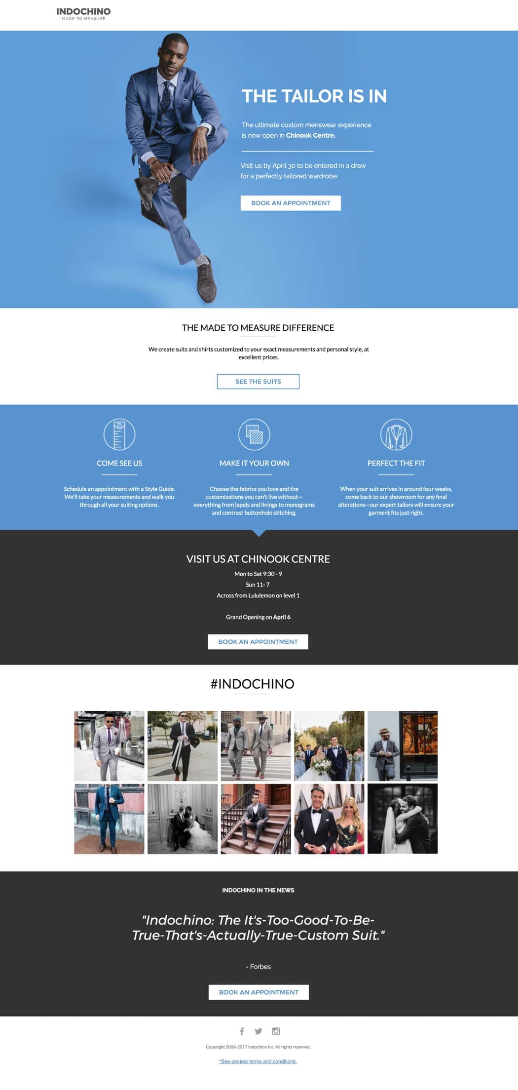Landing page