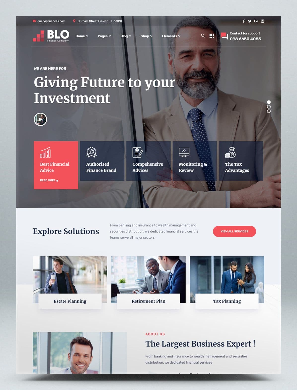 Site web de l'entreprise